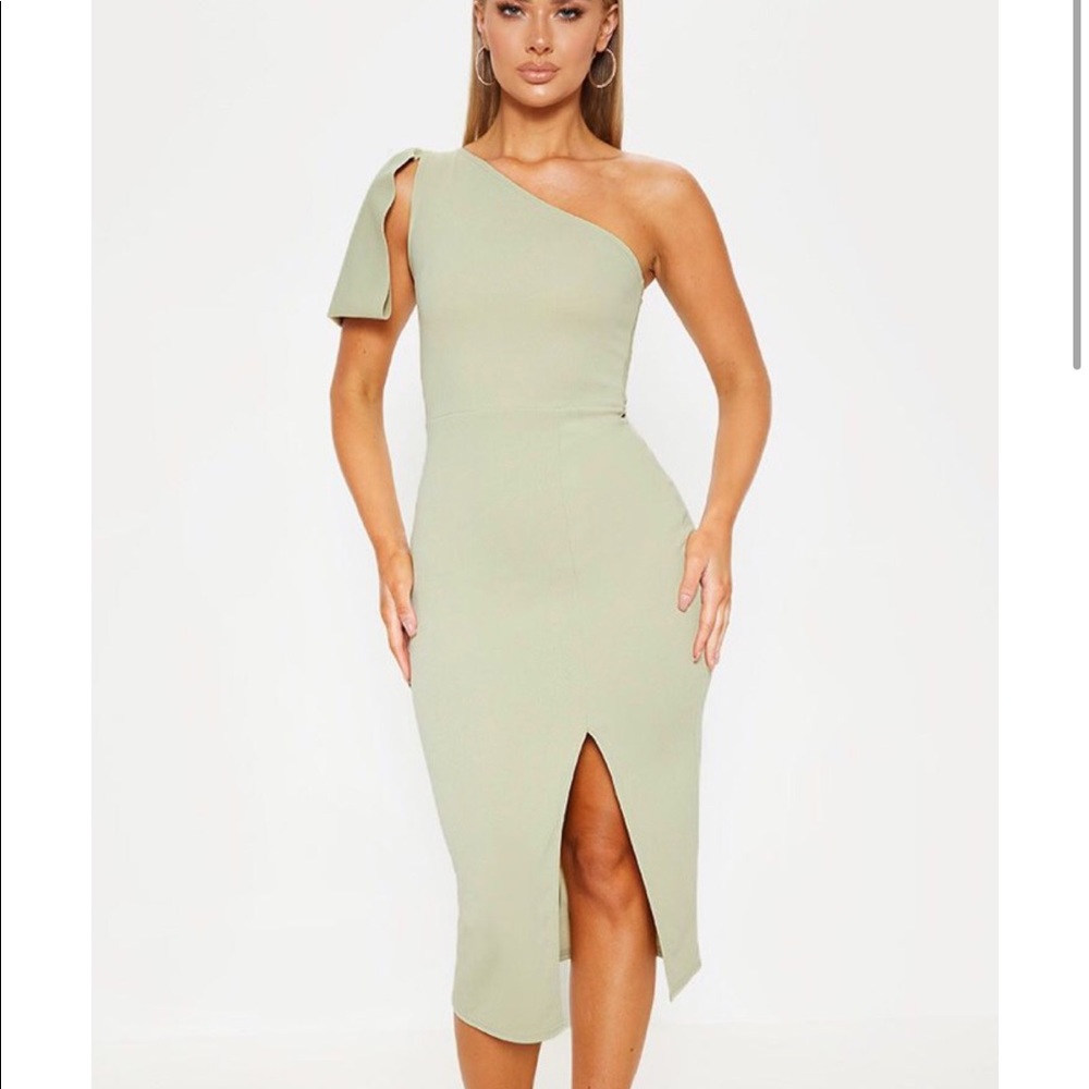 Sage Green Midi dress